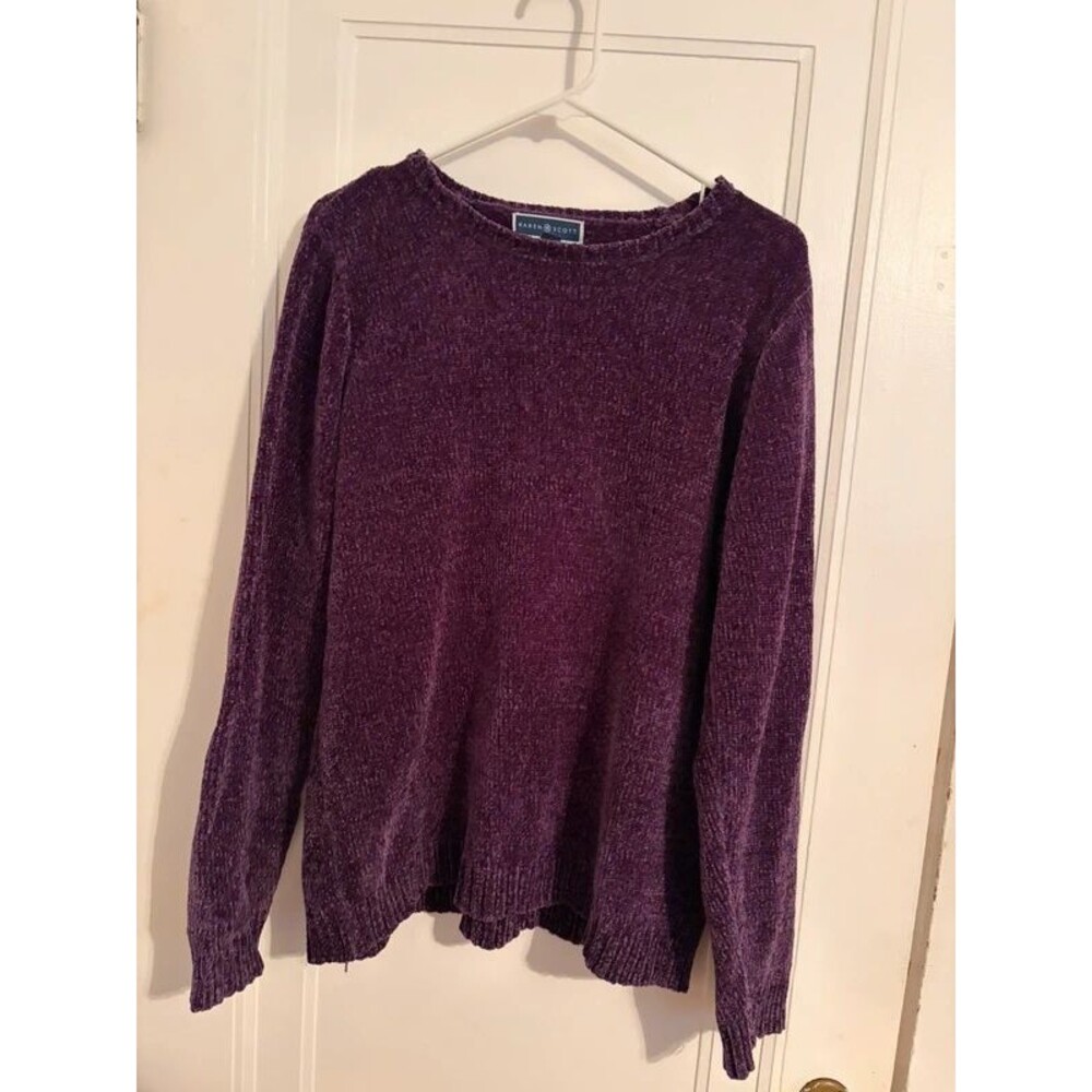Velvet purple Women’s knit Sweater